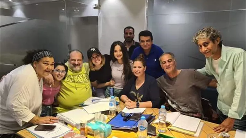 صابرين والصاوى فى مسلسل (اعمل ايه)