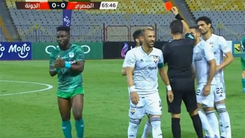 الجونة يُهاجم الحكم محمود عاشور فى بيان رسمي