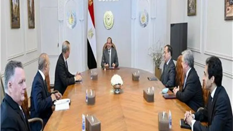 الرئيس السيسي يؤكد دعم مصر الكامل لأنشطة شركة شيفرون الأمريكية في مصر