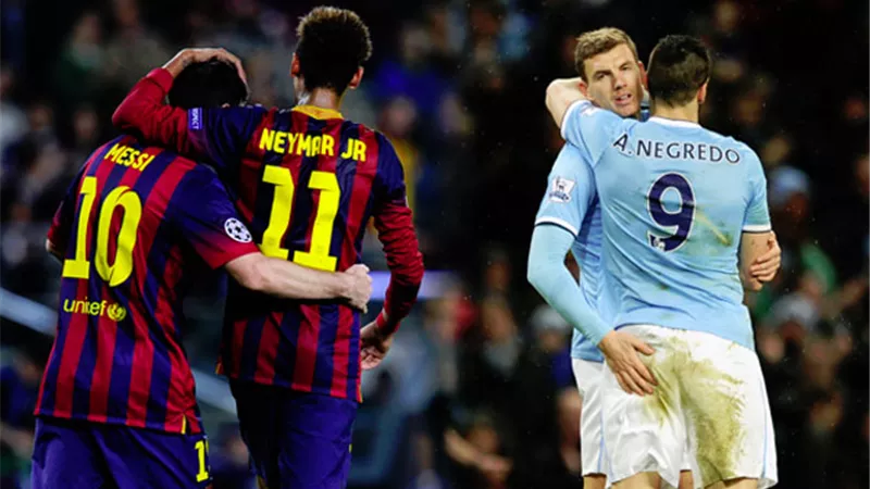 موعد المباراة المرتقبة بين برشلونة ومانشستر سيتي