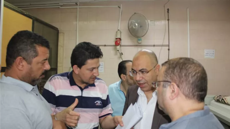 جوله على المنشآت الجديده بمستشفى جامعة بنى سويف