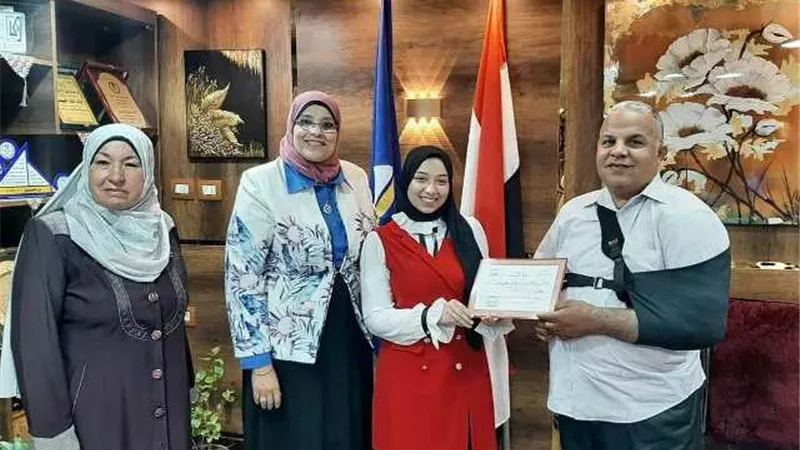 تعليم دمياط يكرم فريق الإذاعة المدرسية الفائز بالمركزالـ3 على مستوى الجمهورية