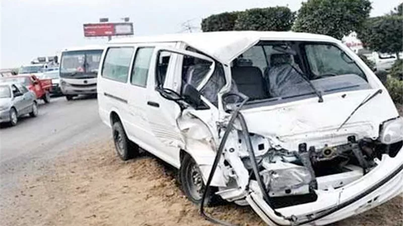 إصابة 16 فى حادث تصادم على دائري العلمين