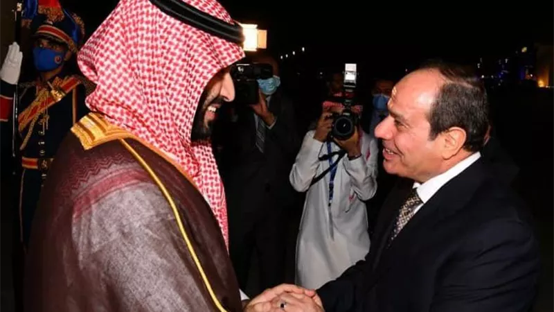 اهتمام إعلامى بزيارة ولى العهد السعودى لمصر