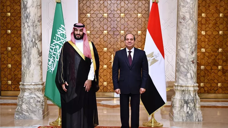 تفاصيل مباحثات الرئيس السيسي وولي العهد السعودي
