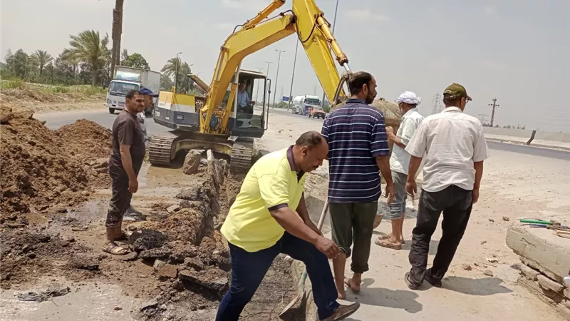 زيادة ضخ مياه الشرب لمحافظات القناة..صور