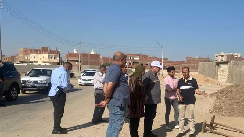 محافظ أسيوط يتفقد أعمال إنشاء محطة رفع صرف صحي لخدمة قريتي عرب الجهمة والأنصار