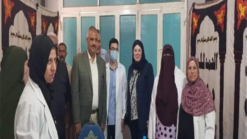 كشف وعلاج بالمجان.. قافلة لكلية طب بنها لأهالي قرية جمجرة الكبرى