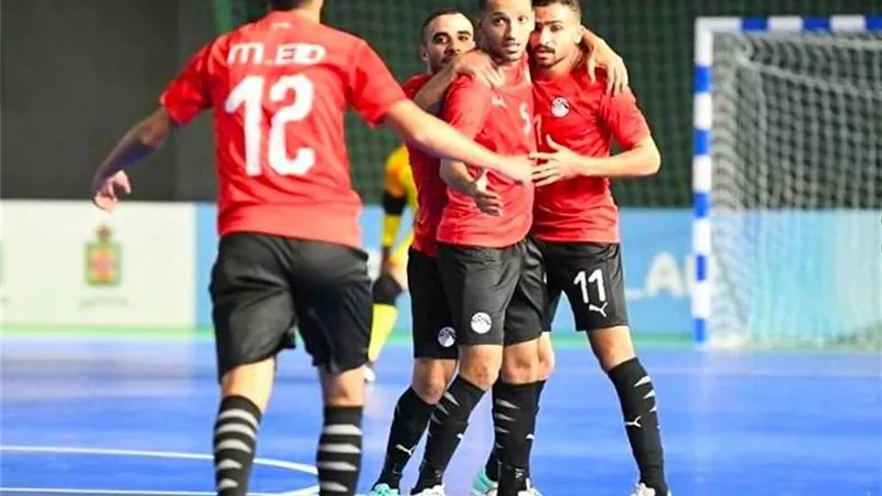 منتخب مصر لكرة الصالات يتأهل لربع نهائي كأس العرب بهدفين فى مرمى الجزائر