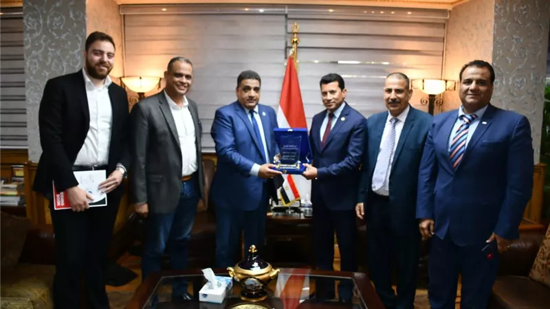 وزير الرياضة يلتقي مجلس إدارة الاتحاد المصري لرياضة اللاعبين ذوي الشلل الدماغي