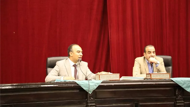 نائب محافظ المنيا: لاتراجع فى استرداد حق الدولة من الاراضى المعتدى عليها