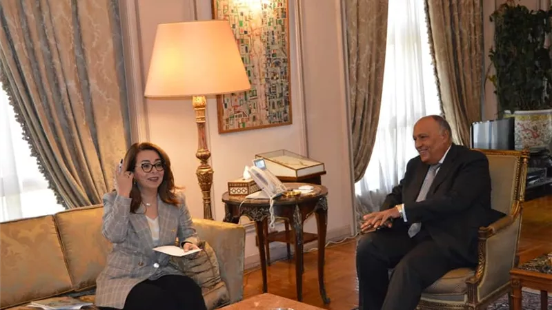 وزير الخارجية يستقبل المدير التنفيذي لمكتب الأمم المتحدة المعني بالمخدرات والجريمة