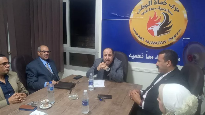حماة الوطن ببني سويف يناقش تطوير الخدمات الجماهيرية.صور