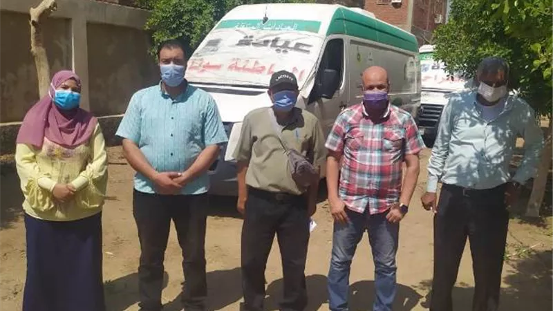 الكشف وتوفير العلاج لـ 1273 مواطناُ فى قافلة ضمن حياة كريمة فى الشنطور