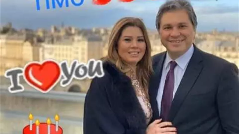 رانيا فريد شوقى تهنئ زوجها بعيد ميلاده