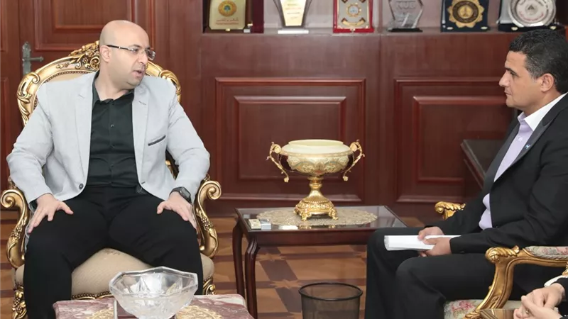 محافظ بني سويف يستقبل مجلس الاتحاد الرياضى للمصالح الحكوميه