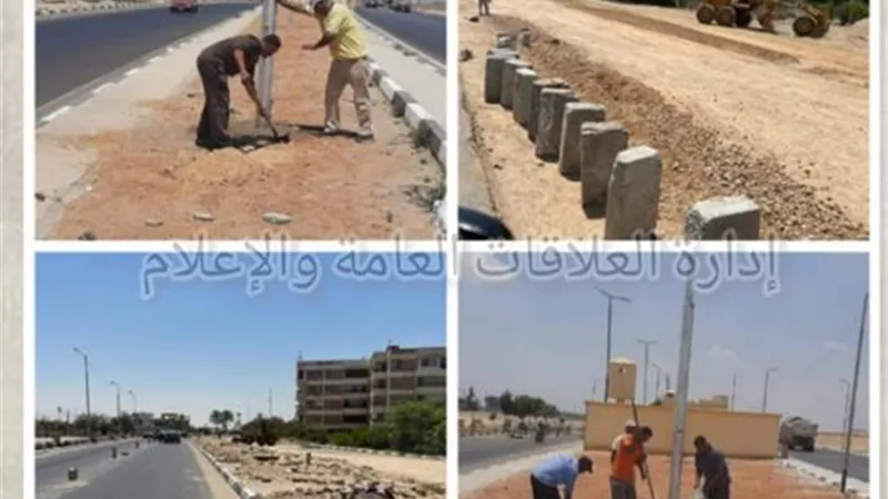 تعديل مدخل مدينة الإسماعيلية للقادمِ من أنفاق ٣٠ يونيو