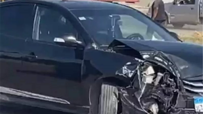 نجم الزمالك يتعرض لحادث سير .. صورة