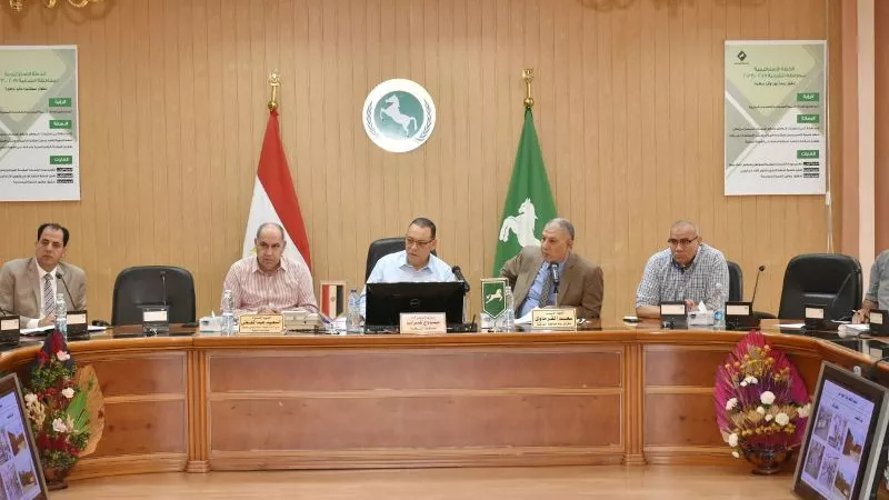 لجنة لدراسة موقف تراخيص المباني الخاصة بالمنطقة الصناعية ببلبيس