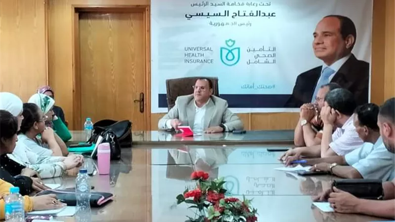 إنعقاد الإجتماع الإسبوعي لقيادات مديرية الصحة بالسويس