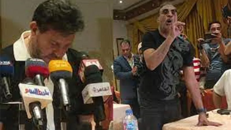 سعيد الأرتيست فى المؤتمر الصحفى :