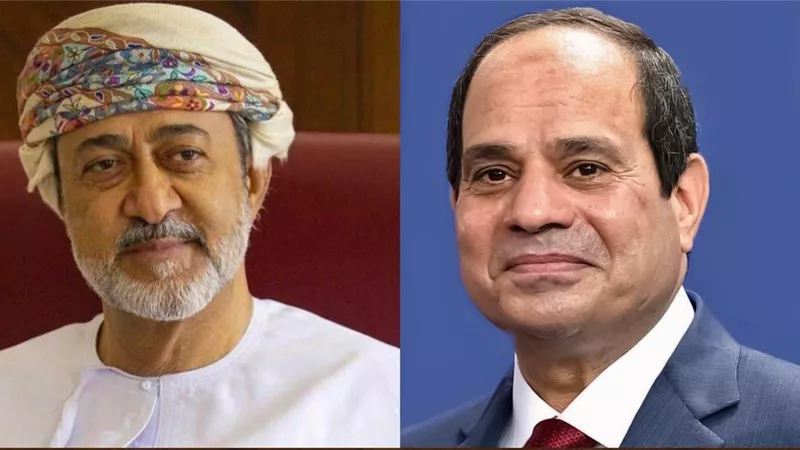 الرئيس السيسي وسلطان عمان يناقشان دعم وحدة اليمن الشقيقة وسلامة مؤسساتها الوطنية