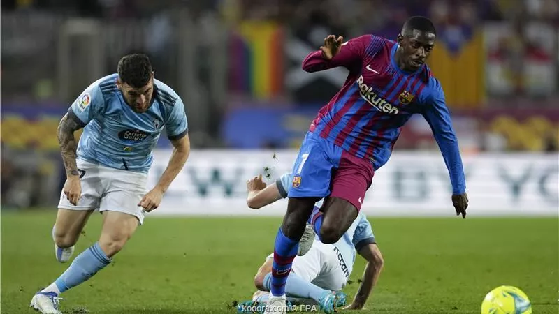 ديمبلى يفاجىء برشلونة برفضه لتمديد عقده والرحيل نهاية الموسم