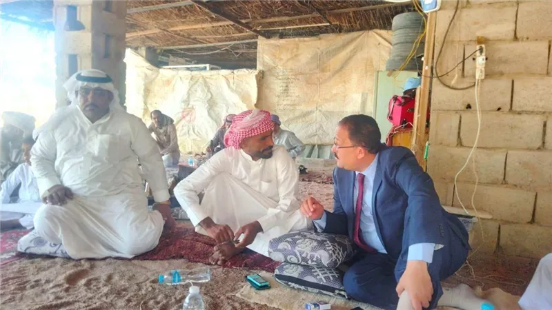 حزب حماة وطن بجنوب سيناء يلتقى بابناء قبيلة الجبالية للاحتفال بذكرى 30يونيو