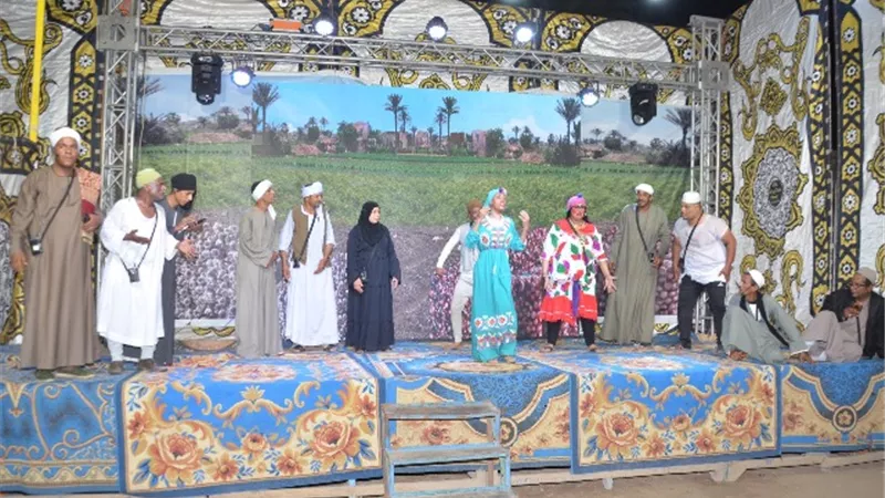 عرض لمسرح القرية ببنى سويف ضمن مشروع الابتكار الزراعي الممول من الوكالة الألمانية