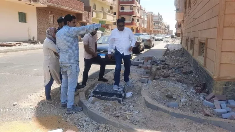 رئيس غارب : استمرار اعمال تطوير المصيف العام وانشاء الممشى بشارع الإذاعة