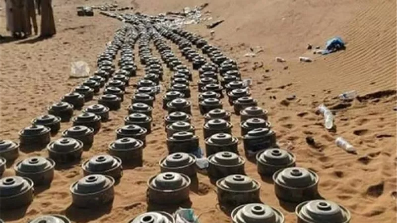 الحكومة اليمنية تحذر من زيادة مستوى التلوث بالألغام بسبب جماعة الحوثي