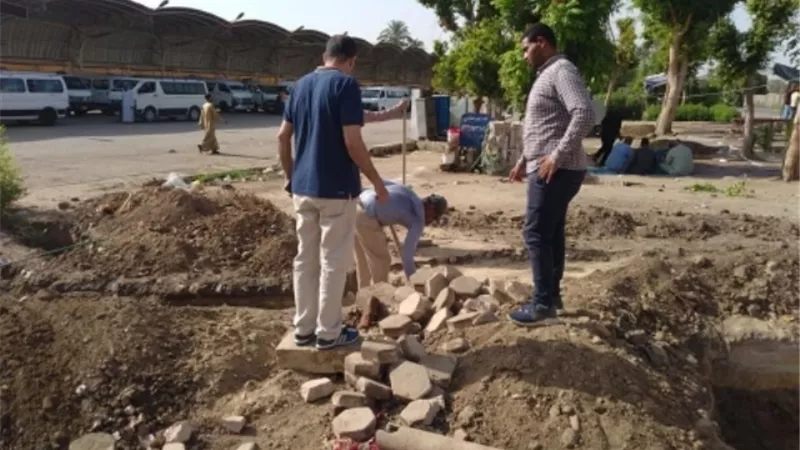أعمال رصف ورفع كفاءة شوارع وحملات للبيئة والمرافق بمدينة الأقصر