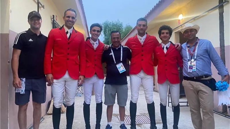 منتخب مصر للفروسية يتوج بفضية دورة ألعاب البحر المتوسط