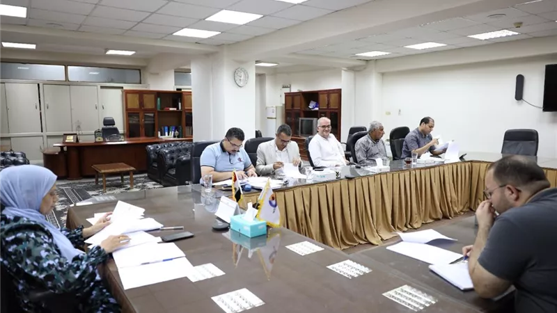مراجعة المديونيات الحكوميه المستحقة لشركة مياه بنى سويف