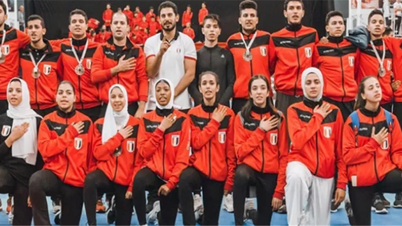 بعثة الكاراتيه تطير إلى أمريكا للمشاركة فى دورة الألعاب العالمية
