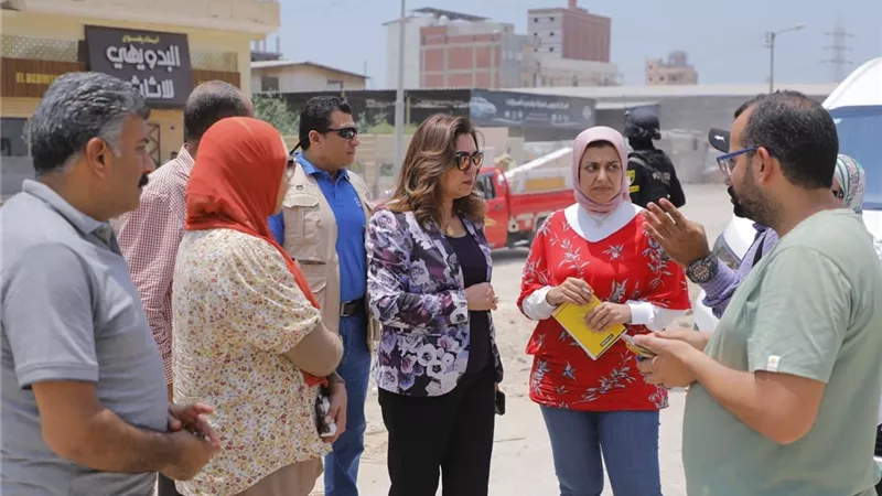 محافظ دمياط تتفقد أعمال تطوير طريق السيالة / بورسعيد..صور