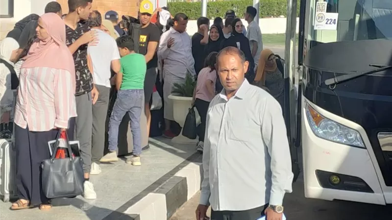 وصول أول فوج من مبادرة البطل وماما لذوى الهمم للمدينة الشبابية بالغردقة