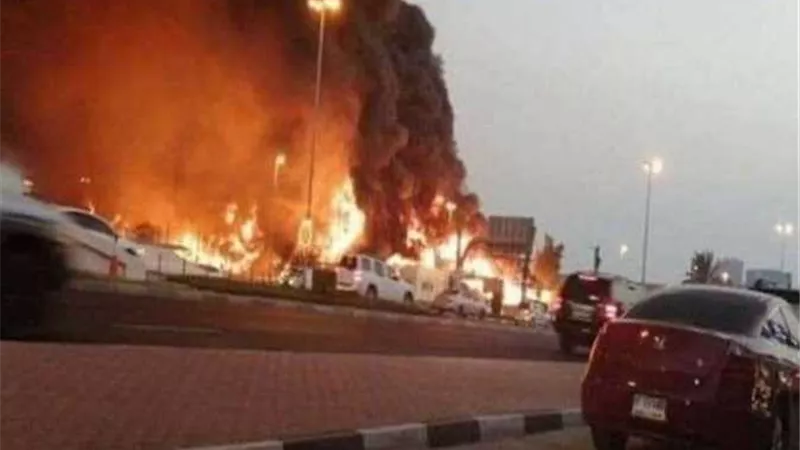 إصابة شخصين إثر انفجار غاز في بلدة 