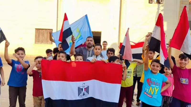 مراكز شباب كفر الشيخ تحتفل بذكرى ثورة 30 يونيو..صور