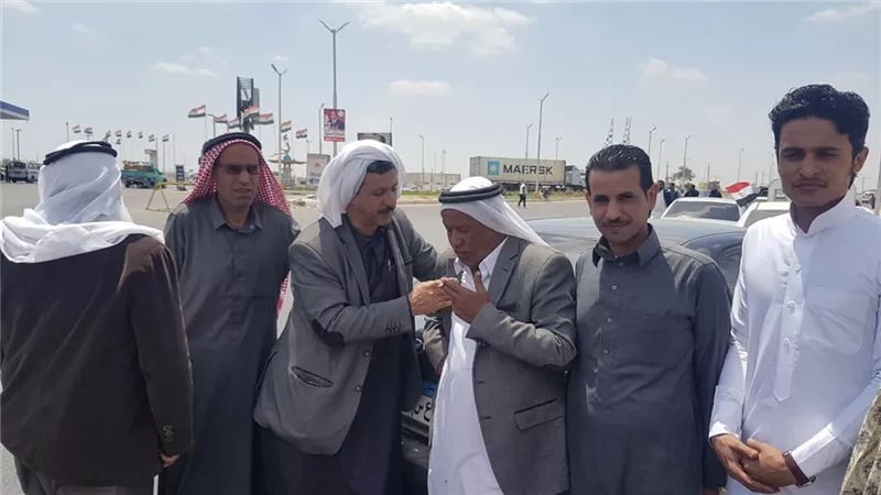 مسيرة القبائل البدوية بالاسماعيلية لصناديق الإستفتاء على الدستور