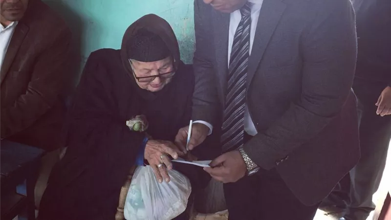 عجوز الشرقية :نعم للتعديلات الدستورية