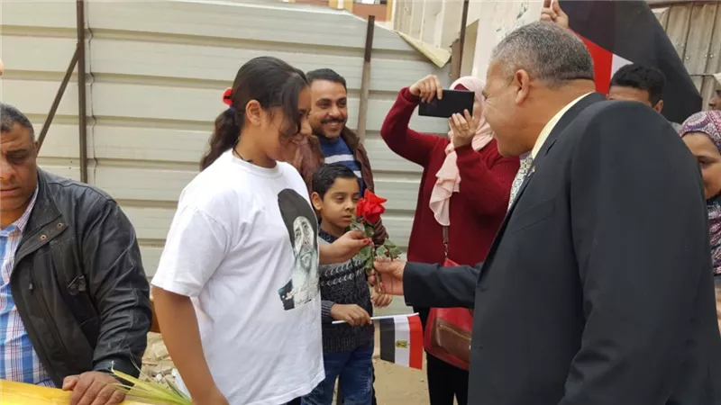 مدير تعليم الخصوص يتفقد لجان الإنتخابات ويشيد بنسبة الحضور