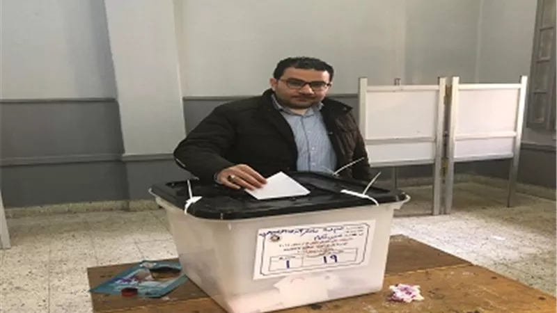 أعضاء جمعية شباب رجال الأعمال بالمنوفية يدلون بأصواتهم في التعديلات الدستورية
