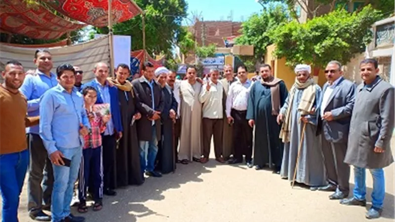 عائلات بسوهاج تحشد المواطنين للتعديلات الدستورية ..صور