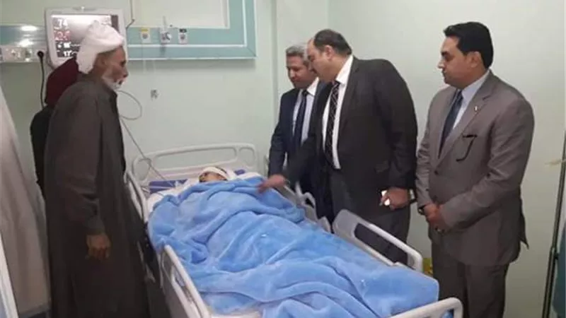مستشفى جامعة الأزهر التخصصي تستقبل طالبة صدمتها سيارة في حادث سير