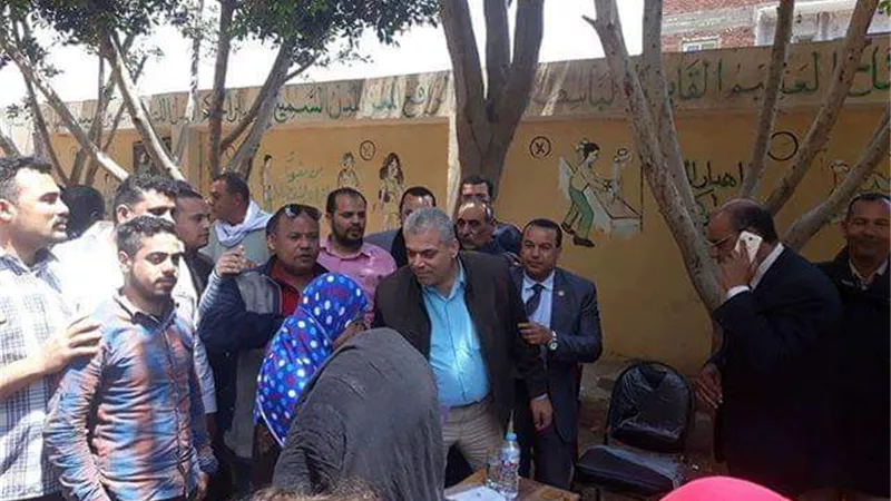 تزايد الاقبال فى أشمون باليوم الثالث
