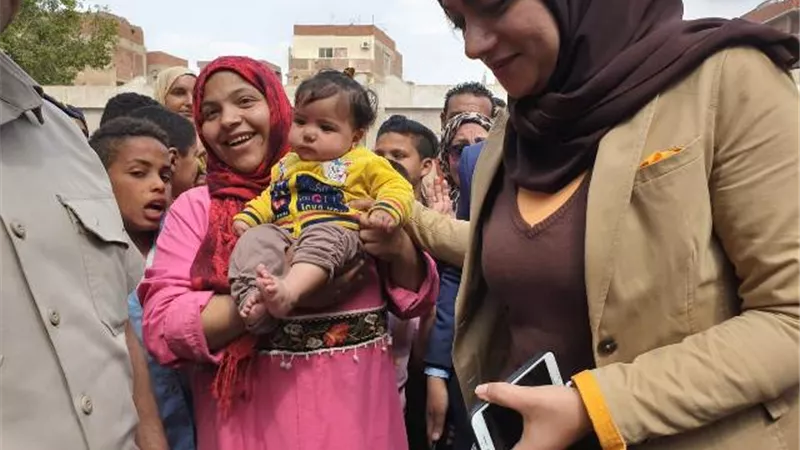 ايمان ريان: الاقبال التاريخي ابلغ رد على اصحاب دعاوى التحريض ضد الدولة.. صور