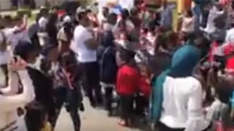 القاهرة الجديدة تنظم احتفالا للأطفال المشاركين في الاستفتاء على تعديل الدستور..صور