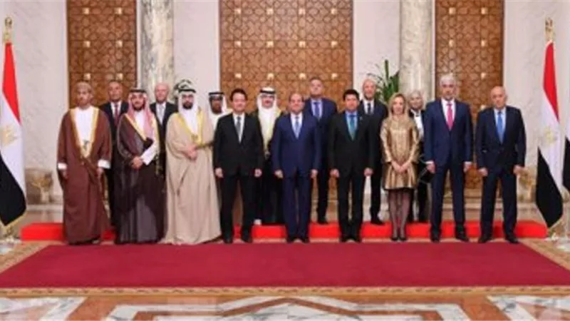 تفاصيل اجتماع الرئيس السيسي بوزراء الشباب العرب