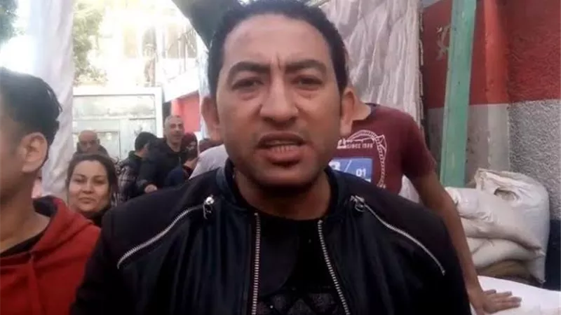 شحته كاريكا يقود مسيرة كبيرة امام لجنة بمدينة نصر